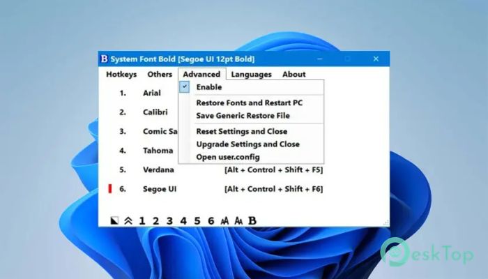 تحميل برنامج WinTools System Font Bold 2.2.1.13 برابط مباشر