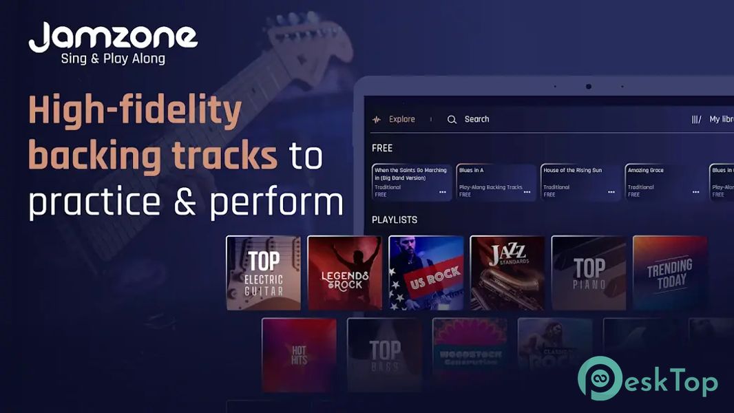 Jamzone - Sing & Play Along 3.4.0 APK MOD Полная бесплатная загрузка