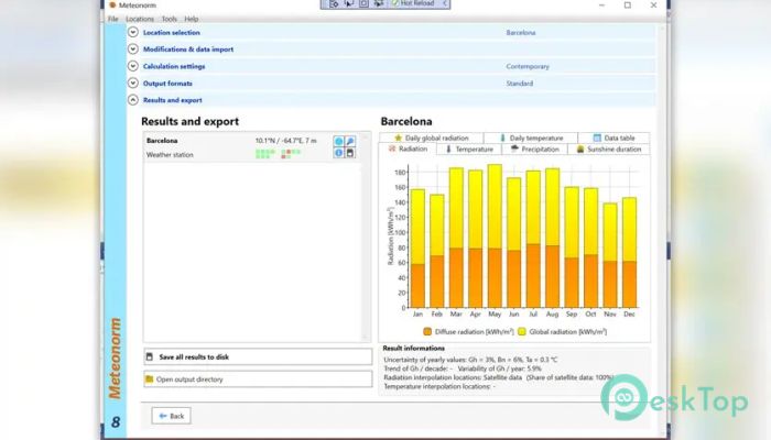 Meteonorm 8.2.0 Tam Sürüm Aktif Edilmiş Ücretsiz İndir