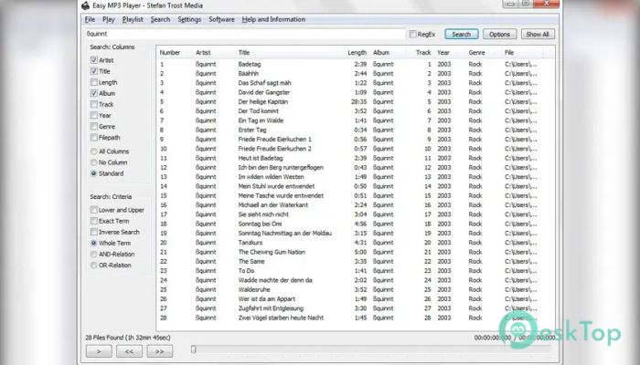 Download Stefan Trost EasyMusicPlayer 1.0 Free Full Activated