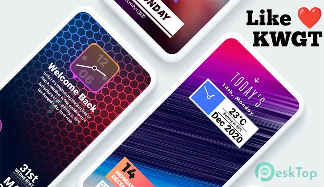 Like KWGT v4.2.6 APK MOD Descarga gratuita completa