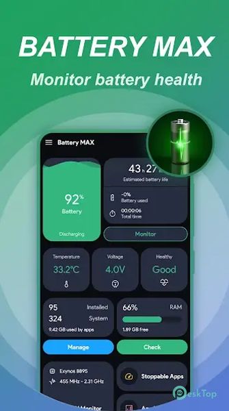 Battery MAX - Smart Charging 1.0.9 APK MOD Unlocked (Full) Free Download