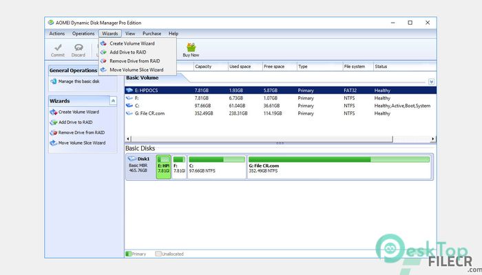  تحميل برنامج AOMEI Dynamic Disk Manager 1.2.0 برابط مباشر