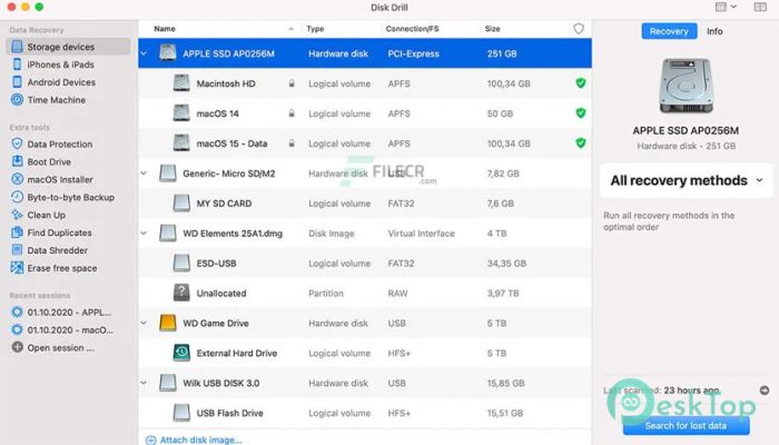 Download Disk Drill Enterprise 5.1.1112 Free For Mac