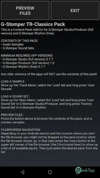Télécharger G-Stomper TR-Classics Pack 3.4.1 APK MOD Gratuitement et Complet