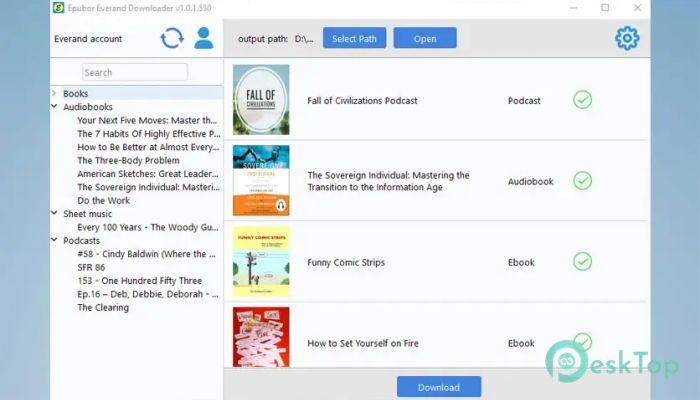Epubor Everand Downloader 1.0 Tam Sürüm Aktif Edilmiş Ücretsiz İndir