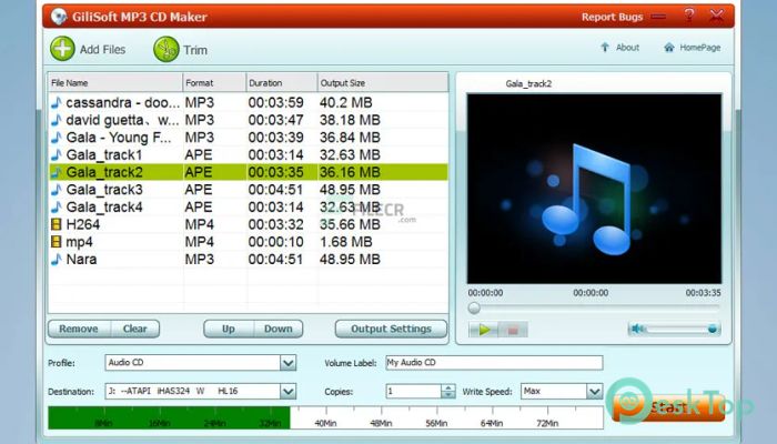 Download GiliSoft MP3 CD Maker  9.1 Free Full Activated