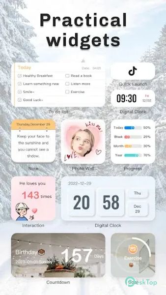 iScreen - Widgets & Themes 3.0.0 APK MOD تحميل مجاني كامل