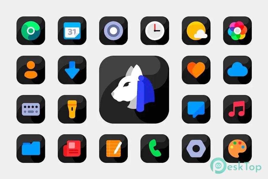 Bastis Black - Icon Pack 8.0 APK MOD 完整免费下载