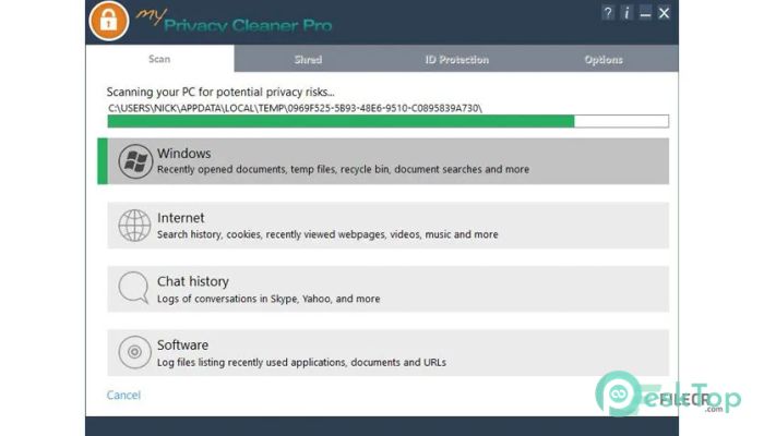 Скачать Large Software My Privacy Cleaner Pro  3.1 полная версия активирована бесплатно