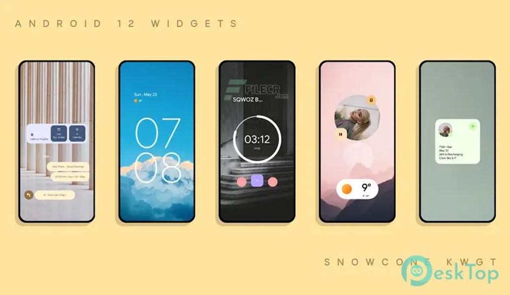 Snow Cone For KWGT Pro 15.0 APK MOD تحميل مجاني كامل