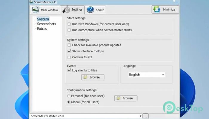 Download ScreenMaster 2.11 Free Full Activated