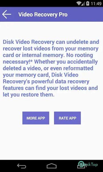 Disk Video Recovery 17 APK MOD मुफ्त पूर्ण डाउनलोड