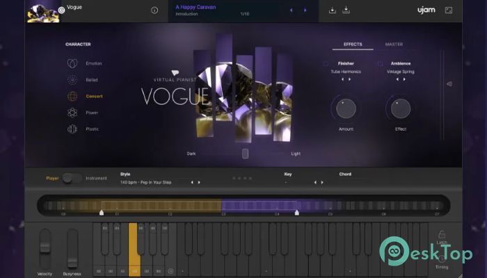 uJAM Virtual Pianist VOGUE v1.0.0 完全アクティベート版を無料でダウンロード