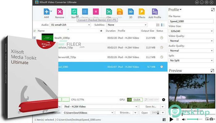 Xilisoft Media Toolkit Ultimate 7.8.9.20201112 完全アクティベート版を無料でダウンロード