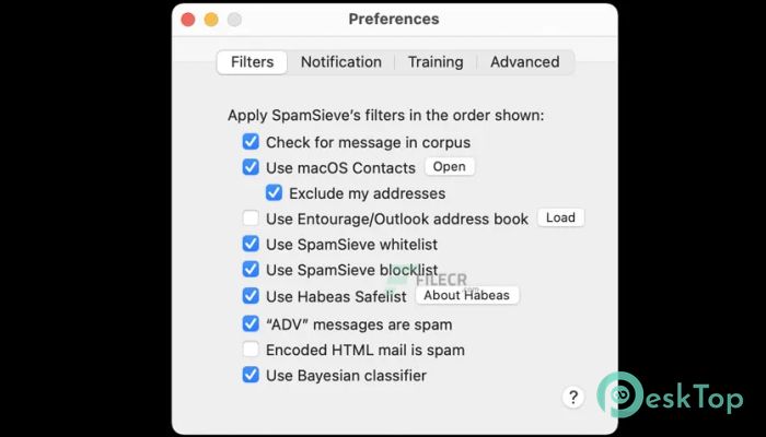 Descargar SpamSieve 2.9.49 Gratis para Mac