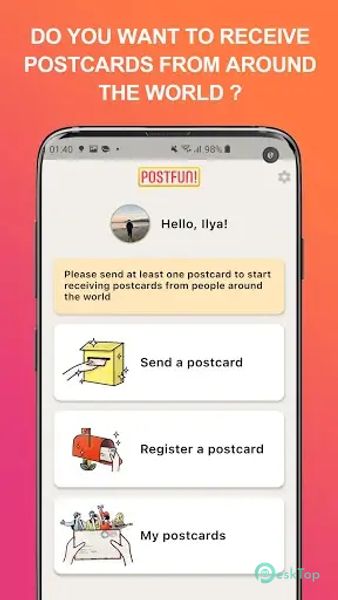 Télécharger Postfun - Exchange Postcards 1.8.1 APK MOD Gratuitement et Complet