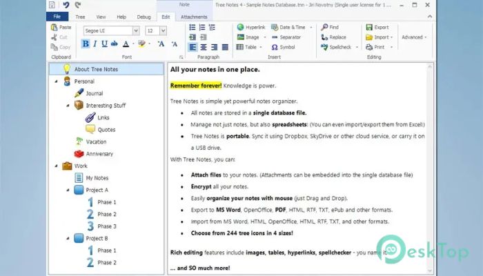 Download Dextronet Tree Notes 4.6 Free Full Activated