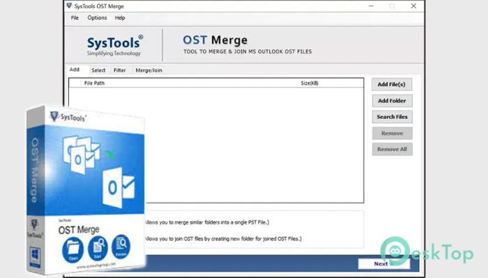 تحميل برنامج SysTools OST Merge 5.1 برابط مباشر
