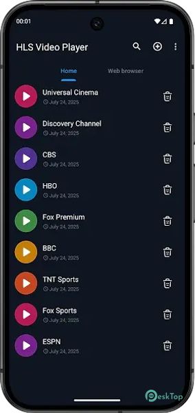 HLS Video Player 1.1.0 APK MOD Полная бесплатная загрузка