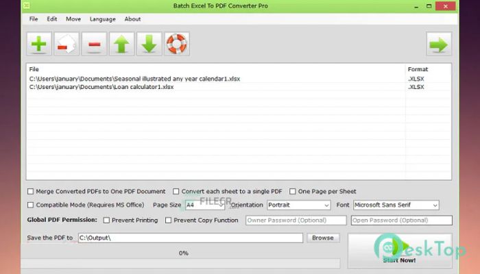 Télécharger Batch Excel to PDF Converter Pro 1.2 Gratuitement Activé Complètement