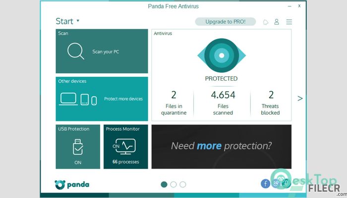 下载 Panda Free Antivirus 18.6.0 免费完整激活版
