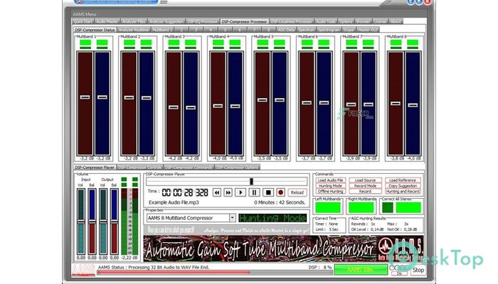 Download AAMS Auto Audio Mastering System 3.9.0.1 Free Full Activated