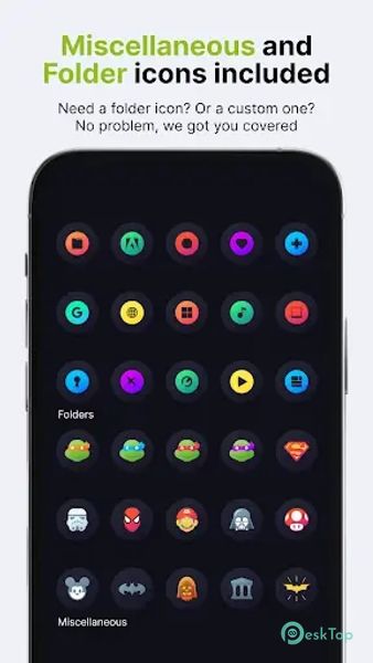 Hera Dark: Circle Icon Pack 7.0.8 APK MOD Descarga gratuita completa