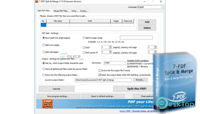 Descargar 7-PDF Split and Merge Pro 6.0.0.184 Completo Activado Gratis