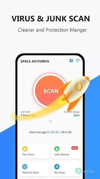 Space Antivirus & Security 1.45 APK MOD تحميل مجاني كامل