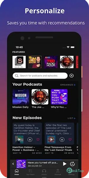 Podcast App: Podurama 5.3.2 APK MOD Tam Ücretsiz İndir