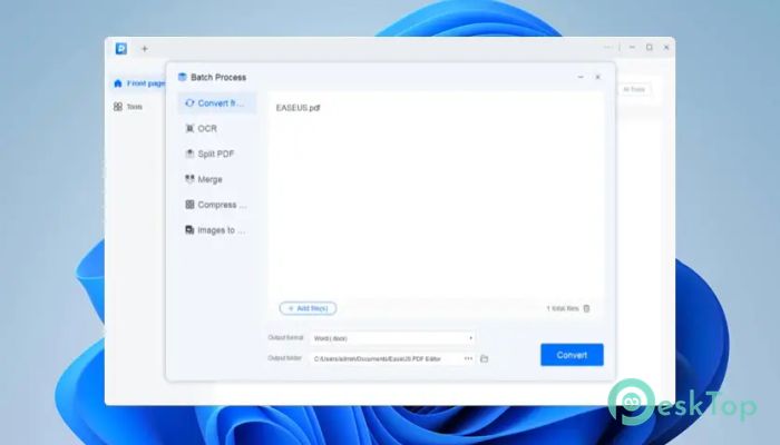 EaseUS PDF Converter Pro  1.4.0 完全アクティベート版を無料でダウンロード