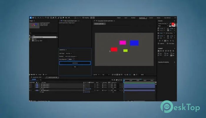 Descargar Aescripts - Line Em Up 1.0 Completo Activado Gratis