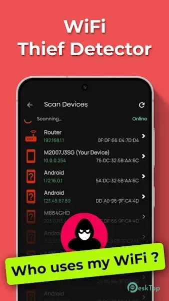 WiFi Thief Detector 4.1.0 APK MOD تحميل مجاني كامل