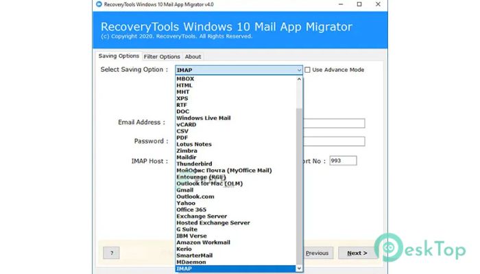 RecoveryTools MDaemon Migrator 10.7 instal