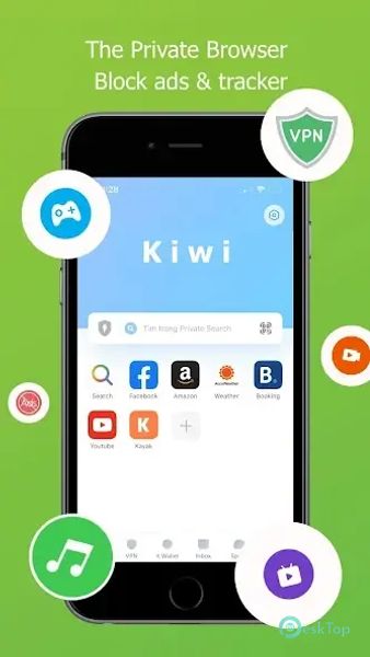 Kiwi VPN & Private Browser 56.20.12 APK MOD تحميل مجاني كامل