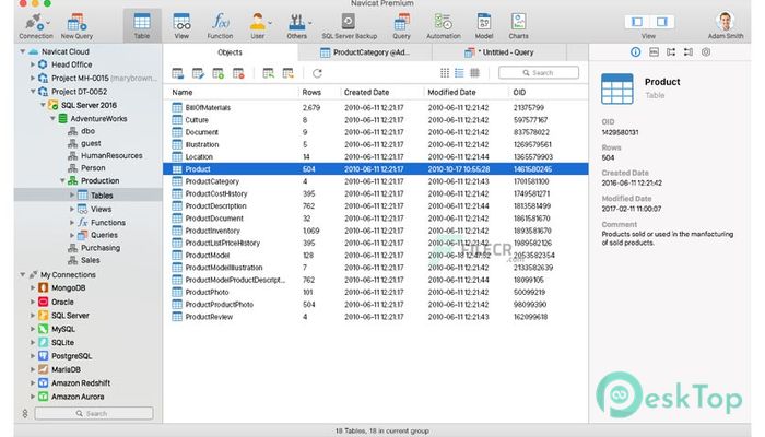 Navicat Premium 17.0.9 Mac İçin Ücretsiz İndir