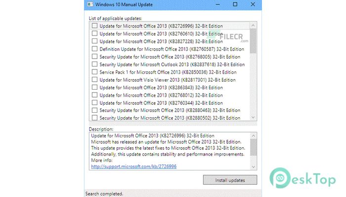  تحميل برنامج Windows 10 Manual Update 1.03 برابط مباشر