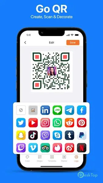 goQR Code Scanner & Creator 2.1.0 APK MOD Tam Ücretsiz İndir