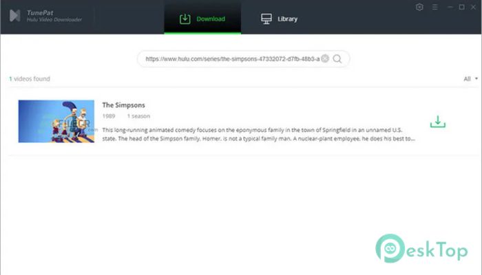 TunePat Hulu Video Downloader 1.1.3 Tam Sürüm Aktif Edilmiş Ücretsiz İndir