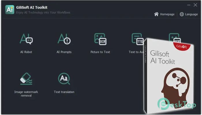 Gilisoft AI Toolkit 9.1 完全アクティベート版を無料でダウンロード