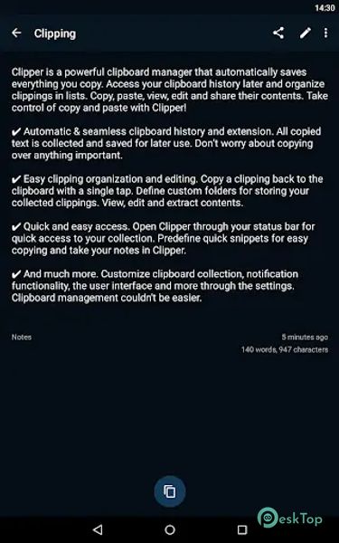 Clipper+: Clipboard Manager 3.0.4 APK MOD Tam Ücretsiz İndir