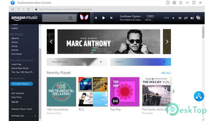 TunePat Amazon Music Converter 2.6.5 Tam Sürüm Aktif Edilmiş Ücretsiz İndir