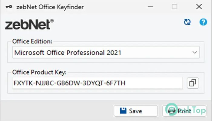 Télécharger Zebnet Office Keyfinder 3.0 Gratuitement Activé Complètement