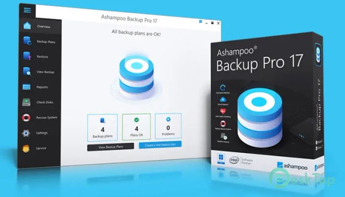 Ashampoo Backup Pro Rescue System v17.03 Tam Sürüm Aktif Edilmiş Ücretsiz İndir