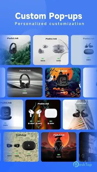 PodsLink - AirPods Battery 1.1.9 APK MOD تحميل مجاني كامل