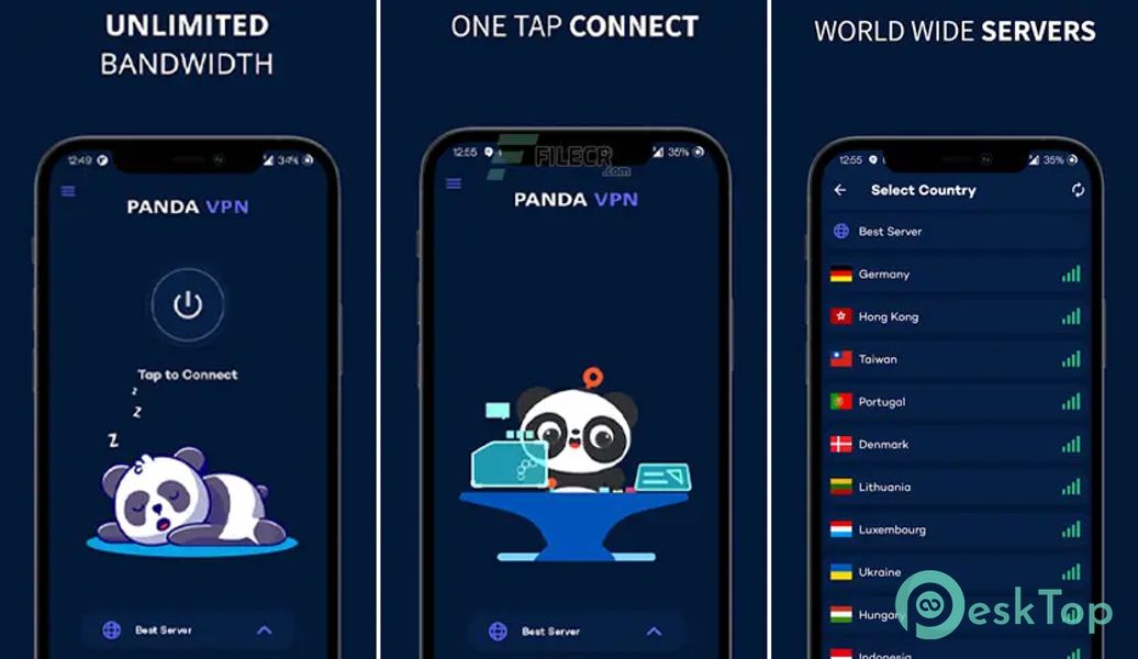 Giant Panda Premium VPN v4.0 APK MOD Полная бесплатная загрузка