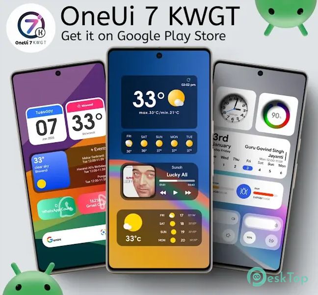 OneUi 7 KWGT 1.1.3 APK MOD Unlocked (Full) Free Download