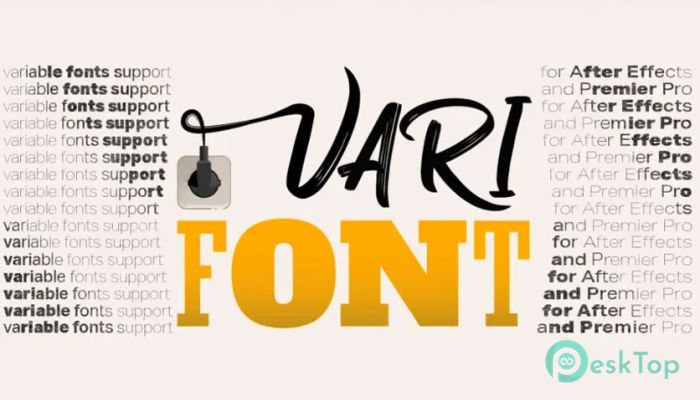 Скачать Aescripts - VariFont   2.3.0 полная версия активирована бесплатно