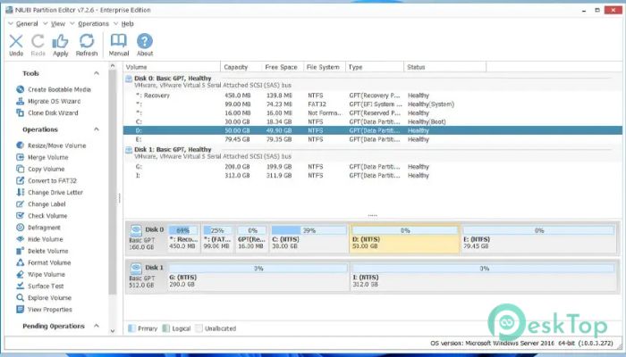 Скачать NIUBI Partition Editor 10.0 Enterprise WinPE полная версия активирована бесплатно